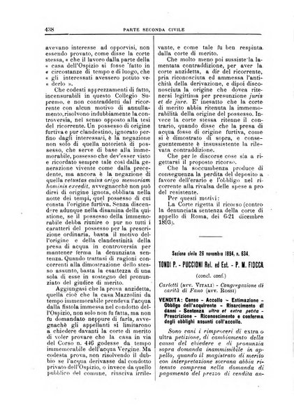 La Corte suprema di Roma raccolta periodica delle sentenze della Corte di cassazione di Roma