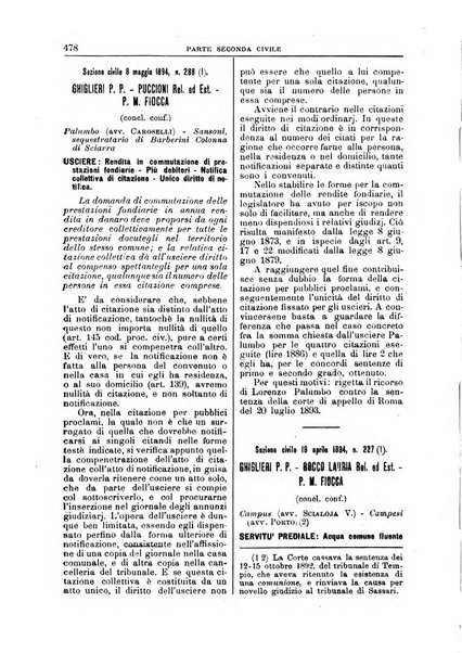 La Corte suprema di Roma raccolta periodica delle sentenze della Corte di cassazione di Roma