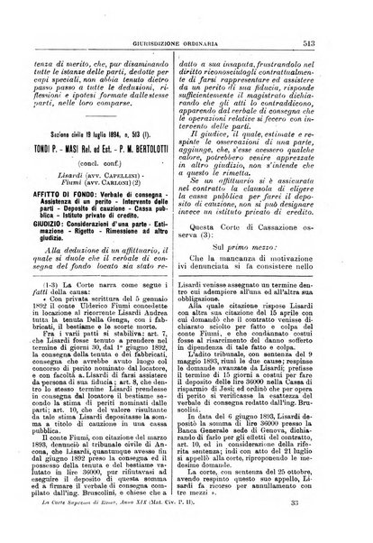 La Corte suprema di Roma raccolta periodica delle sentenze della Corte di cassazione di Roma