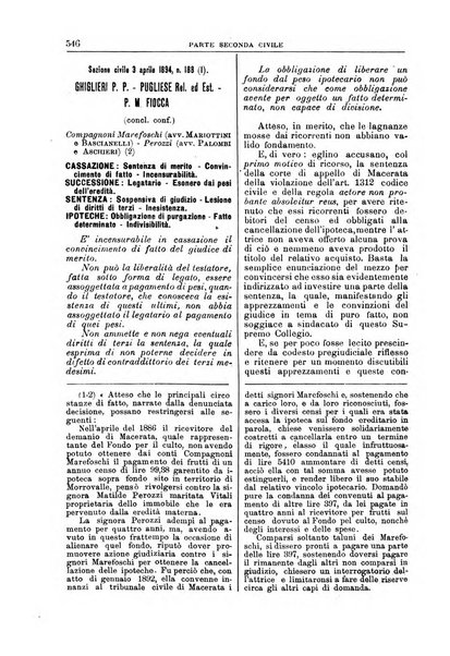 La Corte suprema di Roma raccolta periodica delle sentenze della Corte di cassazione di Roma