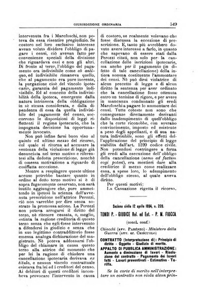 La Corte suprema di Roma raccolta periodica delle sentenze della Corte di cassazione di Roma