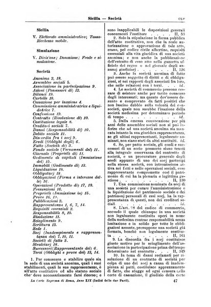 La Corte suprema di Roma raccolta periodica delle sentenze della Corte di cassazione di Roma