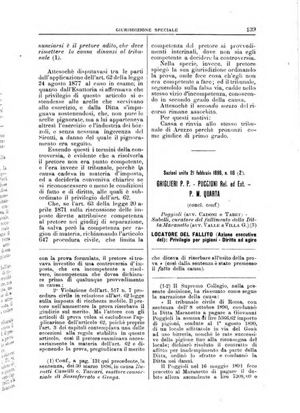 La Corte suprema di Roma raccolta periodica delle sentenze della Corte di cassazione di Roma