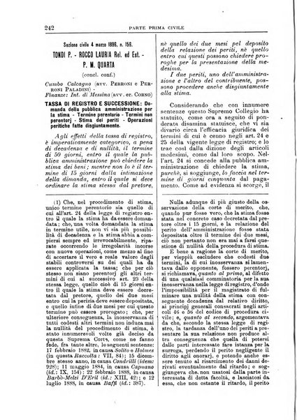 La Corte suprema di Roma raccolta periodica delle sentenze della Corte di cassazione di Roma