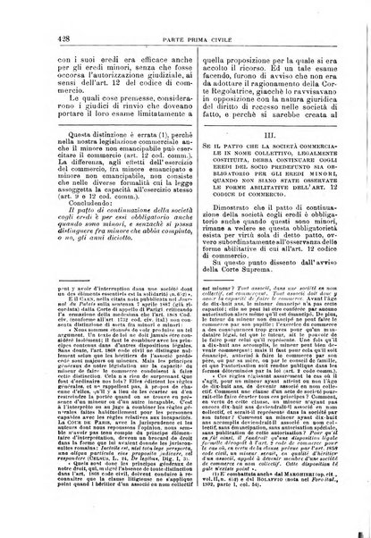 La Corte suprema di Roma raccolta periodica delle sentenze della Corte di cassazione di Roma