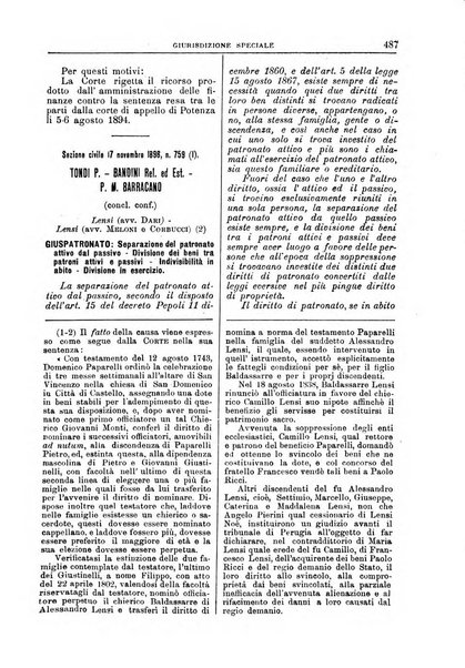 La Corte suprema di Roma raccolta periodica delle sentenze della Corte di cassazione di Roma