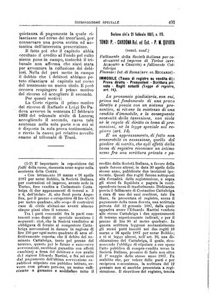 La Corte suprema di Roma raccolta periodica delle sentenze della Corte di cassazione di Roma