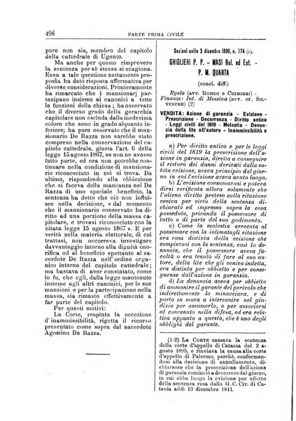 La Corte suprema di Roma raccolta periodica delle sentenze della Corte di cassazione di Roma