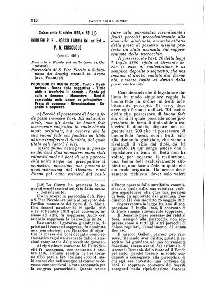 La Corte suprema di Roma raccolta periodica delle sentenze della Corte di cassazione di Roma