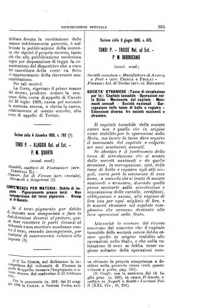 La Corte suprema di Roma raccolta periodica delle sentenze della Corte di cassazione di Roma