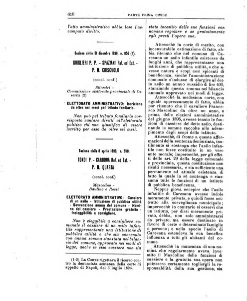 La Corte suprema di Roma raccolta periodica delle sentenze della Corte di cassazione di Roma