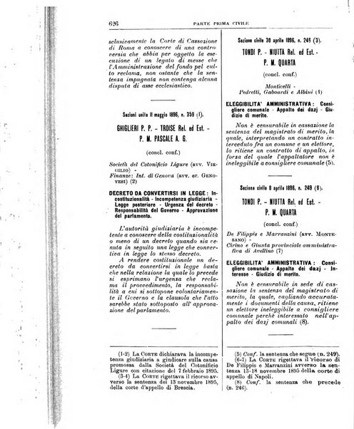 La Corte suprema di Roma raccolta periodica delle sentenze della Corte di cassazione di Roma