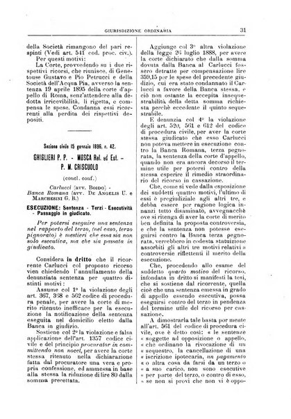 La Corte suprema di Roma raccolta periodica delle sentenze della Corte di cassazione di Roma