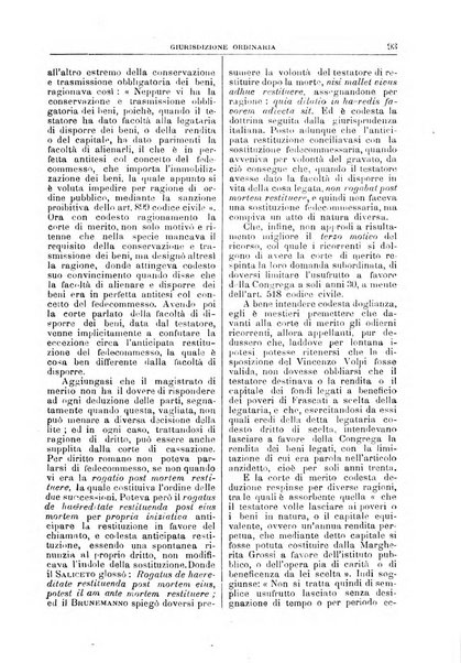 La Corte suprema di Roma raccolta periodica delle sentenze della Corte di cassazione di Roma