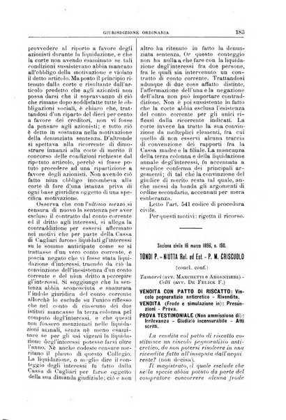 La Corte suprema di Roma raccolta periodica delle sentenze della Corte di cassazione di Roma