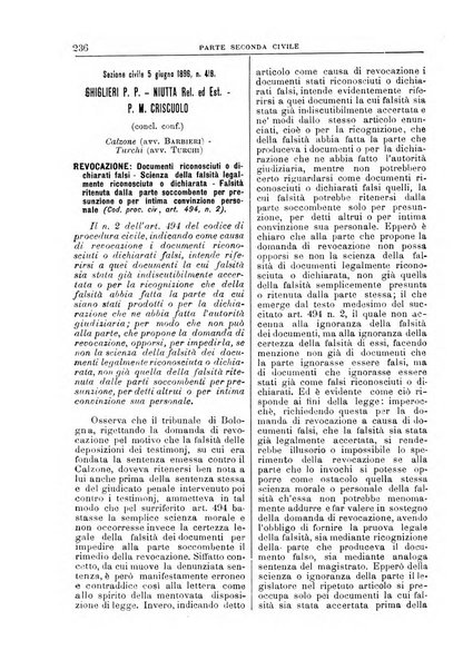 La Corte suprema di Roma raccolta periodica delle sentenze della Corte di cassazione di Roma