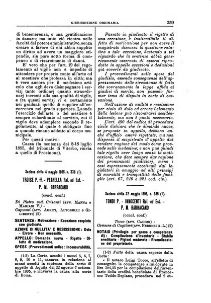 La Corte suprema di Roma raccolta periodica delle sentenze della Corte di cassazione di Roma