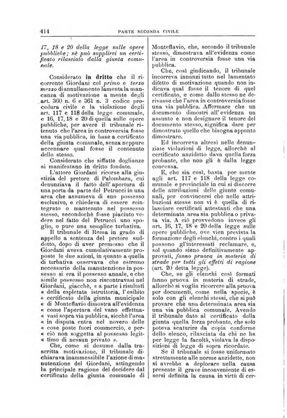 La Corte suprema di Roma raccolta periodica delle sentenze della Corte di cassazione di Roma