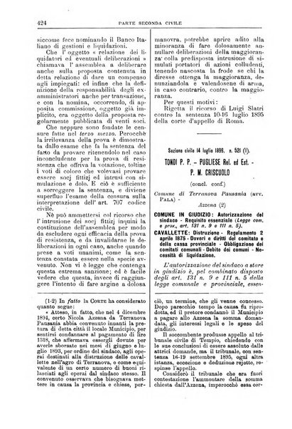 La Corte suprema di Roma raccolta periodica delle sentenze della Corte di cassazione di Roma