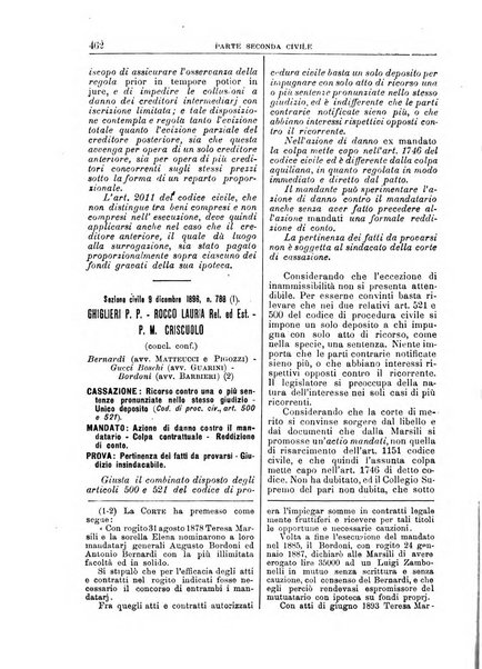 La Corte suprema di Roma raccolta periodica delle sentenze della Corte di cassazione di Roma