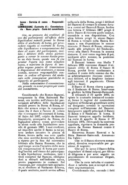 La Corte suprema di Roma raccolta periodica delle sentenze della Corte di cassazione di Roma