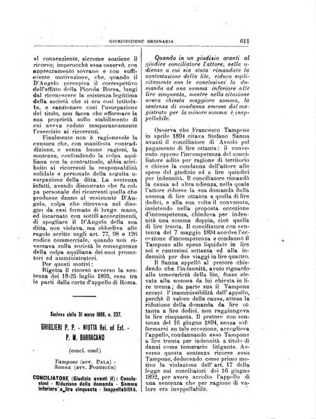 La Corte suprema di Roma raccolta periodica delle sentenze della Corte di cassazione di Roma