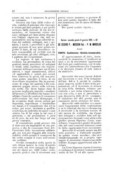 La Corte suprema di Roma raccolta periodica delle sentenze della Corte di cassazione di Roma