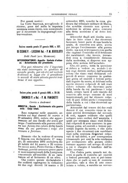 La Corte suprema di Roma raccolta periodica delle sentenze della Corte di cassazione di Roma