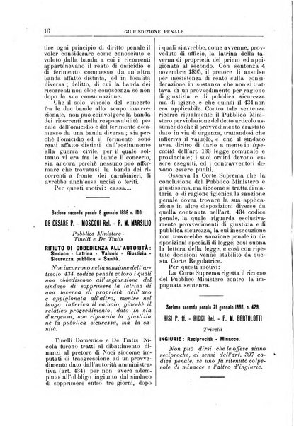 La Corte suprema di Roma raccolta periodica delle sentenze della Corte di cassazione di Roma