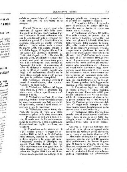 La Corte suprema di Roma raccolta periodica delle sentenze della Corte di cassazione di Roma