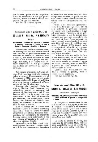 La Corte suprema di Roma raccolta periodica delle sentenze della Corte di cassazione di Roma