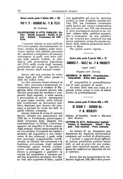 La Corte suprema di Roma raccolta periodica delle sentenze della Corte di cassazione di Roma