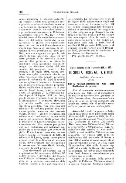 La Corte suprema di Roma raccolta periodica delle sentenze della Corte di cassazione di Roma