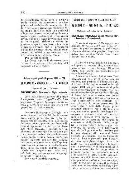 La Corte suprema di Roma raccolta periodica delle sentenze della Corte di cassazione di Roma