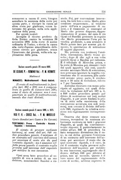 La Corte suprema di Roma raccolta periodica delle sentenze della Corte di cassazione di Roma