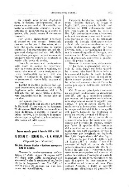 La Corte suprema di Roma raccolta periodica delle sentenze della Corte di cassazione di Roma