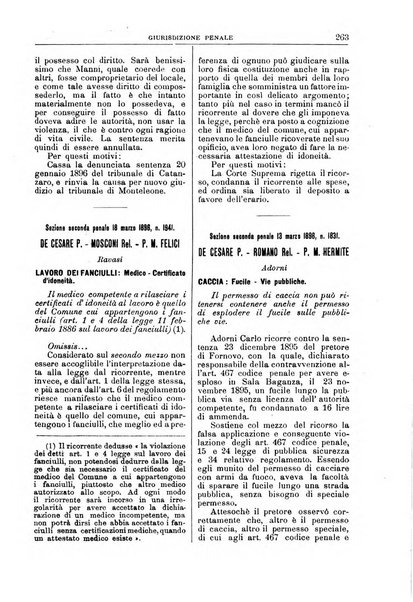 La Corte suprema di Roma raccolta periodica delle sentenze della Corte di cassazione di Roma