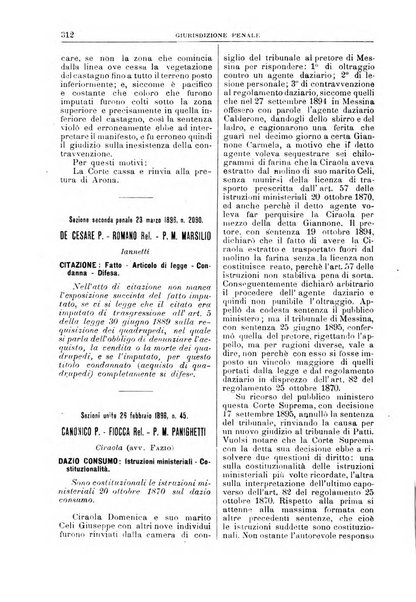 La Corte suprema di Roma raccolta periodica delle sentenze della Corte di cassazione di Roma