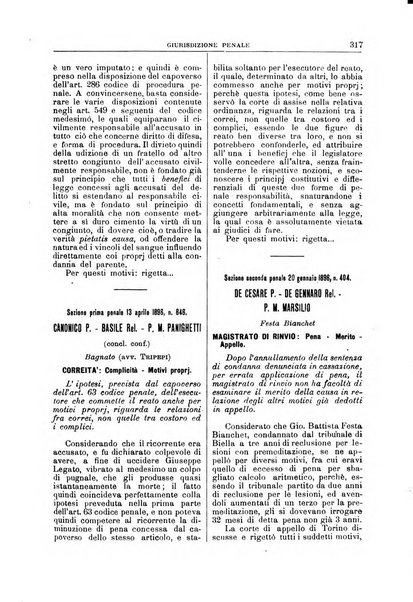 La Corte suprema di Roma raccolta periodica delle sentenze della Corte di cassazione di Roma