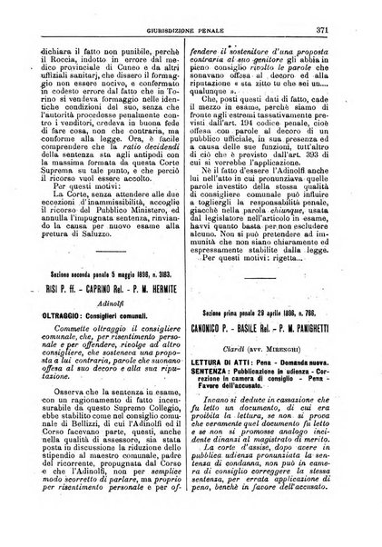 La Corte suprema di Roma raccolta periodica delle sentenze della Corte di cassazione di Roma