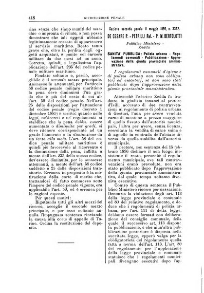 La Corte suprema di Roma raccolta periodica delle sentenze della Corte di cassazione di Roma