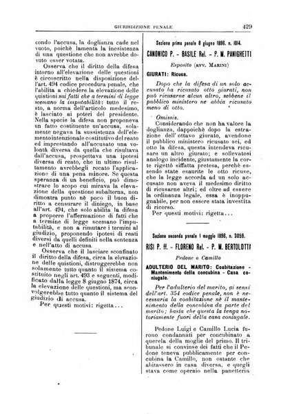 La Corte suprema di Roma raccolta periodica delle sentenze della Corte di cassazione di Roma