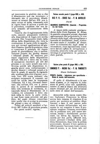 La Corte suprema di Roma raccolta periodica delle sentenze della Corte di cassazione di Roma