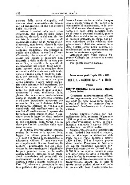 La Corte suprema di Roma raccolta periodica delle sentenze della Corte di cassazione di Roma