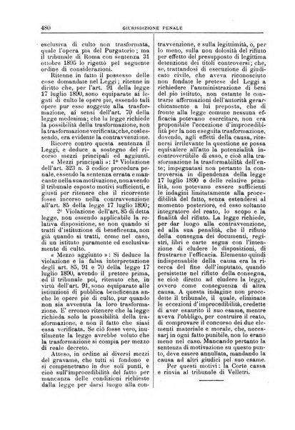 La Corte suprema di Roma raccolta periodica delle sentenze della Corte di cassazione di Roma