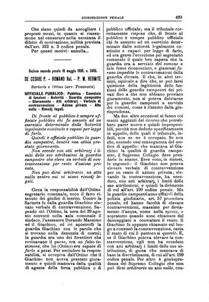 La Corte suprema di Roma raccolta periodica delle sentenze della Corte di cassazione di Roma