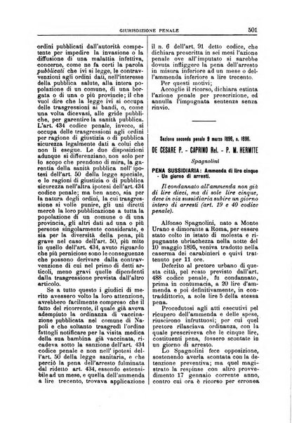 La Corte suprema di Roma raccolta periodica delle sentenze della Corte di cassazione di Roma