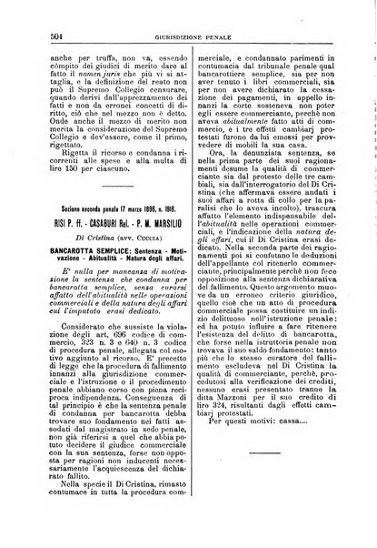 La Corte suprema di Roma raccolta periodica delle sentenze della Corte di cassazione di Roma