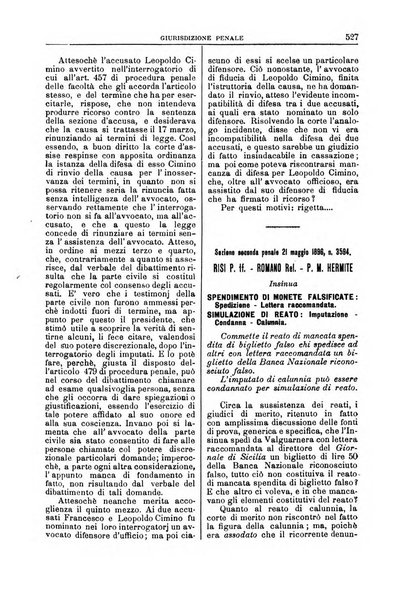 La Corte suprema di Roma raccolta periodica delle sentenze della Corte di cassazione di Roma
