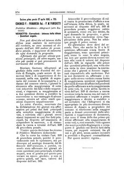 La Corte suprema di Roma raccolta periodica delle sentenze della Corte di cassazione di Roma